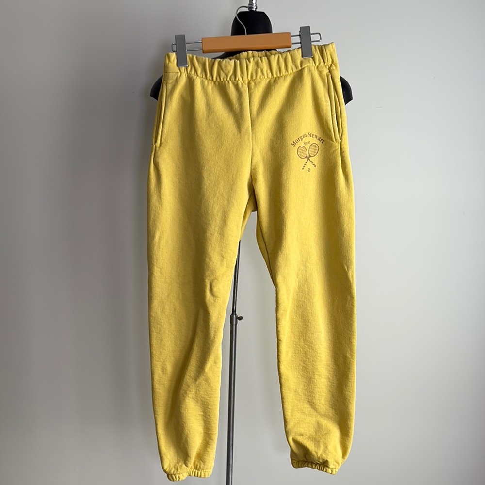 Morgan Stewart Yellow Track Pants